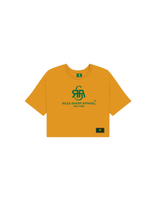 Rsa 21 Gold:green Crop Tee